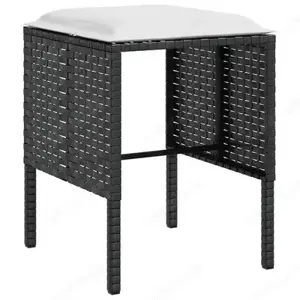 Garten-Sofa-Lounge 5 Teilig aus Poly Rattan (Verschiedene Farben) Bild 5