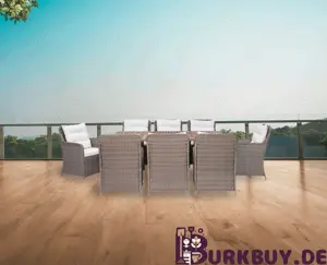 Garten-Lounge   Garten-Essgruppe 9Teilig (Verschiedene Farben)