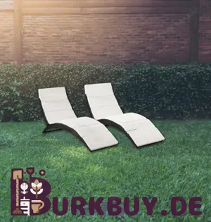 Sonnenliegen aus Poly Rattan (Verschiedene Farben)
