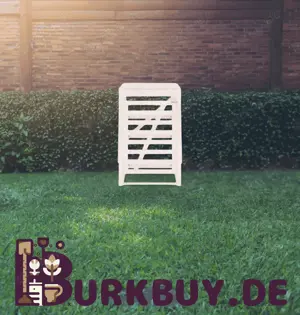 Mülltonnenverkleidung   Mülltonnenbox aus massivem Kiefernholz für eine Tonne (Verschiedene Farben)