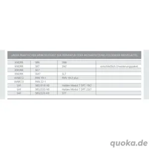 SAF Werkzeugkoffer universal, für Scheibenbremsen- SAF 