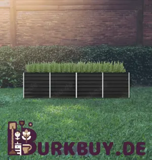 Garten-Hochbeet Anthrazit 80cm Breit (Verschiedene Größen)