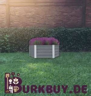Garten-Hochbeet 129x129x46cm (Verschiedene Farben)