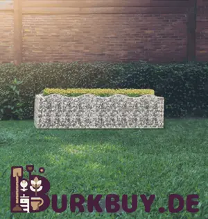 Gabionen Hochbeet mit Hochbogen 50cm Breit (Verschiedene Größen)