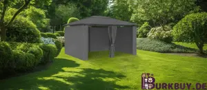 Gartenzelt   Gartenpavillon 4x3m (Verschiedene Farben)