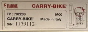 Fiamma Carry-Bike Pro Fahrradträger für Wohnmobil (Heckträger) Bild 6