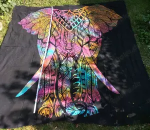 Neuware: Tagesdecke, Bettüberwurf, Wandbehang, Ritualdecke Tantra (Baumwolle) Bild 9