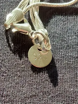 Zweiteiliges Schmuckset: Silberkette + Silberarmband Bild 6