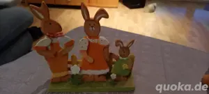 HASENFAMILIE AUS HOLZ 