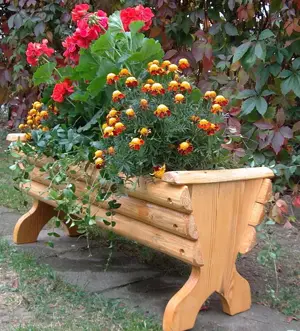 Minihochbeet,Holz,rustikal,Unikat,solide Handwerksarbeit,nachhaltig