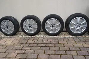 Winterbereifung Continental 205 55 R 16 91 H  M & S mit Borbet Alu-Felgen für Skoda Oktavia 3