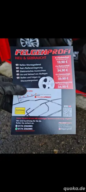 Reifenservice Reifenmontage  Radwechsel  Auswuchten  Reifen