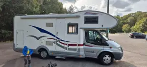 Ford Transit Wohnmobil mit viel Zubehör