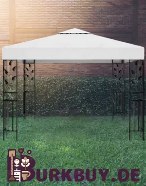 Gartenzelt   Partyzelt   Pavillon 3x3m aus pulverbeschichteten Stahl (Verschiedene Farben)