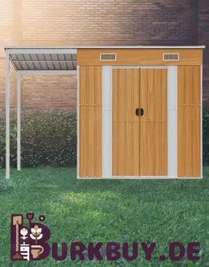 Gartenhaus mit Schleppdach (Verschiedene Farben)