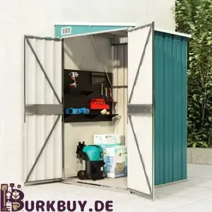 Wand-Geräteschuppen 118x100x178cm (Verschiedene Farben)