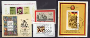 (0119) DDR Lot Blöcke gest.