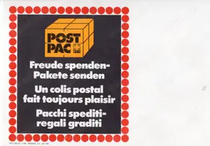 (0128) SCHWEIZ Werbeumschlag Postpaket