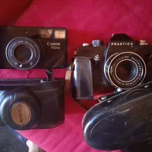 2 Fotoapparate Canon,PRAKTICA L 40 vb.