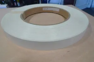 Abs Kante 34x0,8mm weiß seidenmatt ohne SK, ca.75 Meter