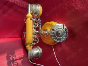 Nostalgietelefon Echtholzhörer wohl aus den 50ern? 