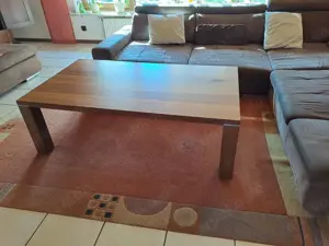 Couchtisch Nussbaum massiv Bild 2