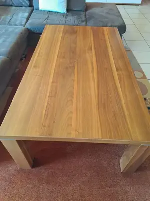 Couchtisch Nussbaum massiv Bild 3