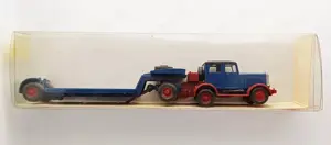  Wiking Hanomag Henschel Zugmaschine mit Tieflader
