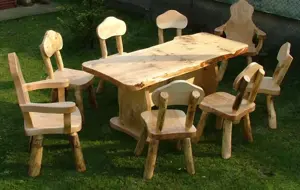 Topolial Gartenmöbel aus Holz AB WERK Bild 9