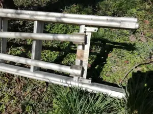 Bavaria Alu Schiebeleiter mit Obstbaumleiterstützen