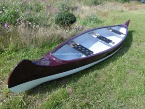 Kanu 3er Kanadier 500 Neu ! in weinrot  weiß