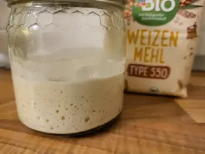 Sauerteig Bio Weizenmehl Starter Anstellgut VERSAND Lievito Madre Bild 2