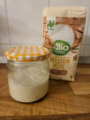 Sauerteig Bio Weizenmehl Starter Anstellgut VERSAND Lievito Madre