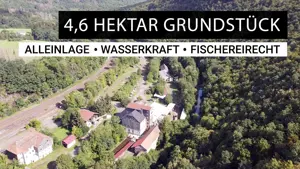 Wohn- Gewerbegrundstück | 4,6 Hektar | Wasserkraft, Fischereibezirk, Alleinlage