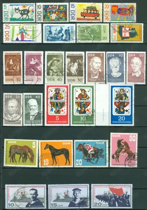 DDR gestempeler Posten aus Nr. 1245-1310 Bild 2