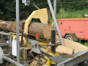 Säge   Spalter Halbautomat gebraucht und funktionsfähig