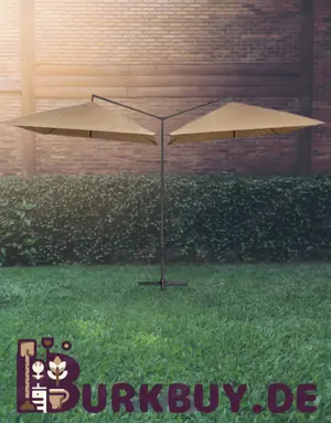Doppelsonnenschirm 485 250cm (Verschiedene Farben)