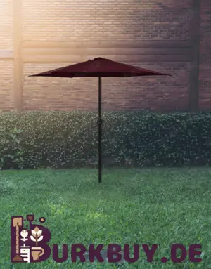 Sonnenschirm aus Aluminium 270x246cm (Verschiedene Farben)