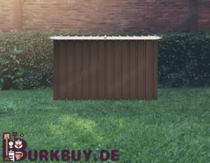 Gartenbox aus verzinktem Stahl 149x99x93cm (Verschiedene Farben)