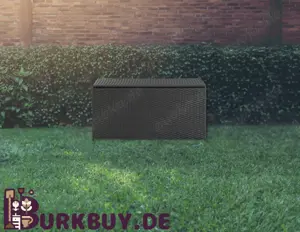 Gartenbox aus Poly Rattan 100x50x50cm (Verschiedene Farben)