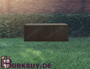 Gartenbox aus Poly Rattan 180x90x70cm (Verschiedene Farben)