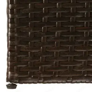Gartenbox aus Poly Rattan 150x100x100cm (Verschiedene Farben) Bild 5