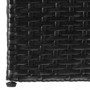 Gartenbox aus Poly Rattan 150x100x100cm (Verschiedene Farben) Bild 3