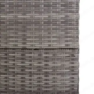 Gartenbox aus Poly Rattan 150x100x100cm (Verschiedene Farben) Bild 9
