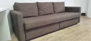 IKEA 3-Sitzer mit Schlaffunktion (FRIHETEN N Bso Skiftebo braun)