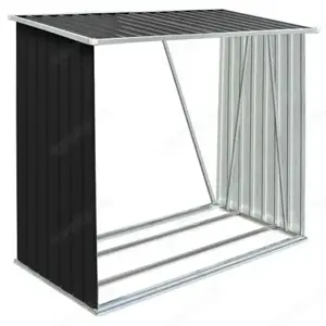 Brennholzlager 163x83x154cm (Verschiedene Farben) Bild 5