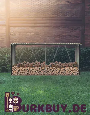 Brennholzlager 330x84x152cm (Verschiedene Farben)