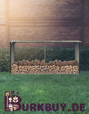 Brennholzlager 330x92x153cm (Verschiedene Farben)