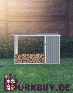 Brennholzlager 330x92x153cm (Verschiedene Farben)