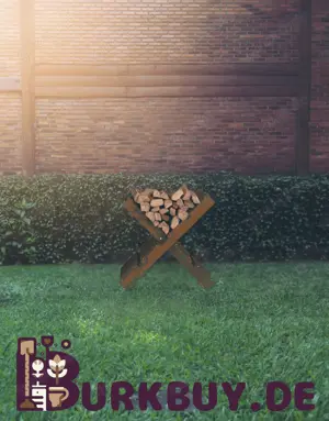 Kaminholzhalter aus massiven Kieferholz (Verschiedene Farben)